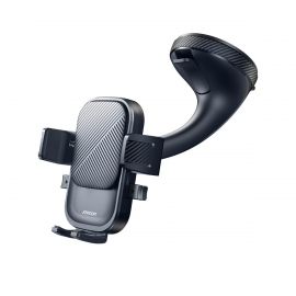 Juodas automobilinis telefono laikiklis Joyroom JR-OK6 (windshield)