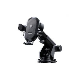 Juodas automobilinis telefono laikiklis Remax RM-C03 (dashboard)