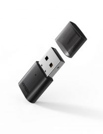 Juodas bluetooth adapteris Ugreen CM390 Bluetooth 5.0