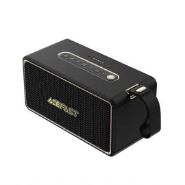 Juodas bluetooth nešiojamas garsiakalbis Acefast K3 Max
