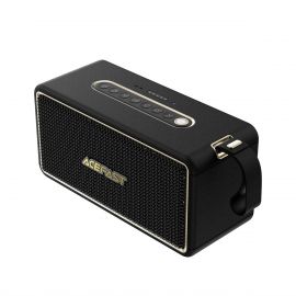 Juodas bluetooth nešiojamas garsiakalbis Acefast K3 Ultra
