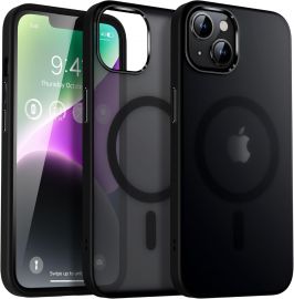 Juodas dėklas Apple iPhone 14 "Matte MagSafe"
