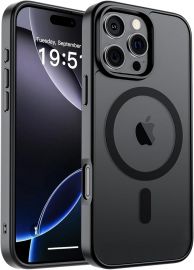 Juodas dėklas Apple iPhone 16 Pro "Matte MagSafe"