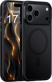 Juodas dėklas Apple iPhone 17 Pro Max "Matte MagSafe"