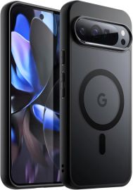 Juodas dėklas Google Pixel 9 / 9 Pro "Matte MagSafe"