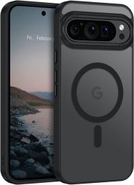 Juodas dėklas Google Pixel 9 Pro XL "Matte MagSafe"