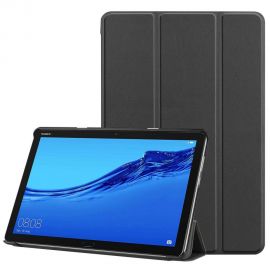 Juodas dėklas Huawei MediaPad M5 Lite 10.0 "Smart Leather"