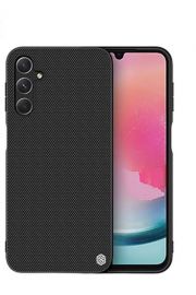 Juodas dėklas Nillkin Textured telefonui Samsung Galaxy A245 A24 4G / A246 A24 5G
