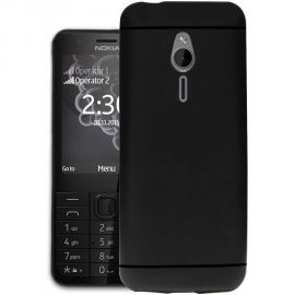 Juodas dėklas Nokia 230 "Rubber TPU"
