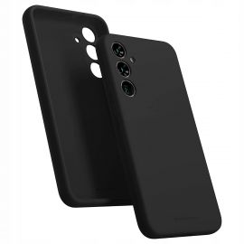 Juodas dėklas Samsung A546 A54 5G "Mercury Silicone"