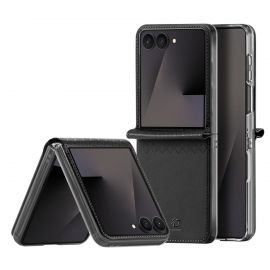 Juodas dėklas Samsung F776 Z Flip 8 "Dux Ducis Bril"