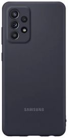Juodas dėklas Samsung Galaxy A525 A52 4G / A526 A52 5G / A528 A52s 5G "Silicone Cover"