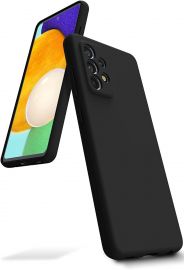 Juodas dėklas Samsung Galaxy A525 A52 / A526 A52 5G / A528 A52s 5G "Mercury Silicone"