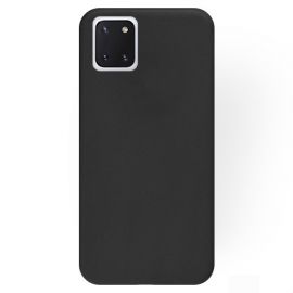 Juodas dėklas Samsung Galaxy Note 10 Lite / A81 "Rubber TPU"