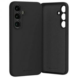 Juodas dėklas Samsung S731 S25 FE "Mercury Silicone"