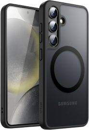 Juodas dėklas Samsung S921 S24 "Matte MagSafe"