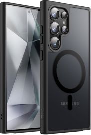 Juodas dėklas Samsung S928 S24 Ultra "Matte MagSafe"