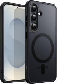 Juodas dėklas Samsung S931 S25 "Matte MagSafe"