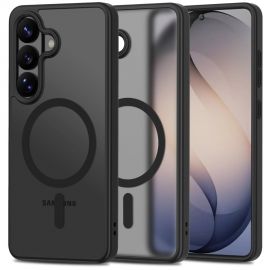 Juodas dėklas Samsung S942 S26 "Matte MagSafe"