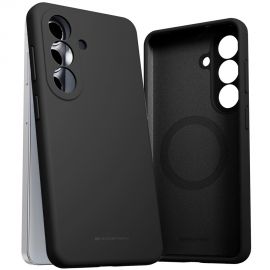 Juodas dėklas Samsung S947 S26 Plus "Mercury Pure Magsafe Silicon"