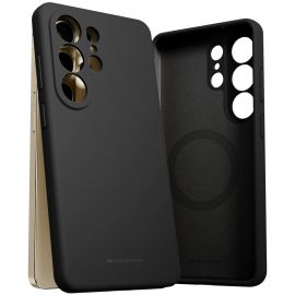 Juodas dėklas Samsung S948 S26 Ultra "Mercury Pure Magsafe Silicon"