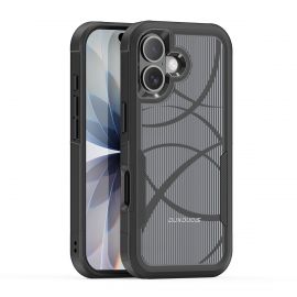 Juodas dėklas telefonui Apple Iphone 17 "Dux Ducis Shld Rhythm Pattern"