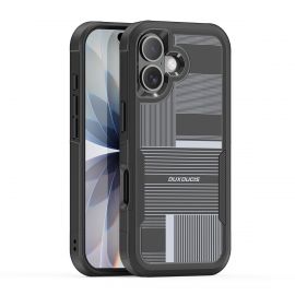 Juodas dėklas telefonui Apple Iphone 17 "Dux Ducis Shld Umbra Pattern"