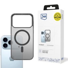 Juodas dėklas telefonui Apple iPhone 17 Pro / 18 Pro "3mk Frosty MagCase"
