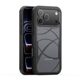Juodas dėklas telefonui Apple Iphone 17 Pro Max "Dux Ducis Shld Rhythm Pattern"