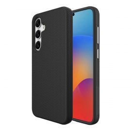 Juodas dėklas telefonui Samsung S721 S24 FE "Perfectionists Triangle"