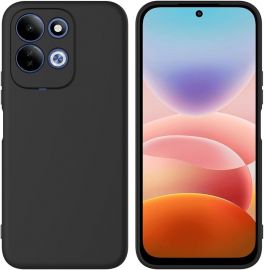 Juodas dėklas Xiaomi Redmi 17 4G / 5G "Liquid Silicone" 1.5mm