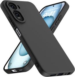 Juodas dėklas Xiaomi Redmi A7 Pro 4G / 5G "Liquid Silicone" 1.5mm
