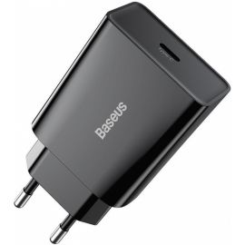 Juodas įkroviklis buitinis Baseus Speed Mini Quick Charger 1C 20W CCFS-SN01
