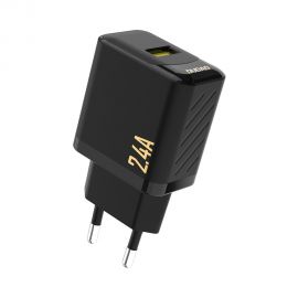 Juodas įkroviklis Dudao A23 12W USB-A