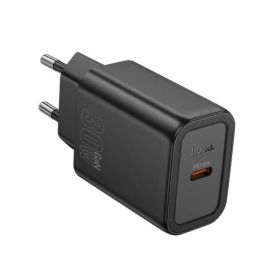Juodas įkroviklis Hoco N62 30W GaN USB-C
