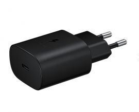 Juodas įkroviklis originalus Samsung EP-TA800NB 25W be pakuotės