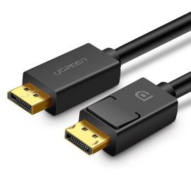 Juodas kabelis Ugreen DP102 DisplayPort to DisplayPort 1.0m