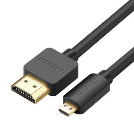 Juodas kabelis Ugreen HD127 HDMI to Micro HDMI (4K@60Hz) 1.5m