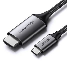 Juodas kabelis Ugreen MM142 USB-C to HDMI 1.5m