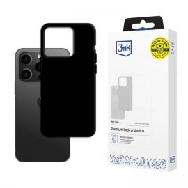 Juodas matinis dėklas Apple iPhone 15 Pro Max "3MK Matt"