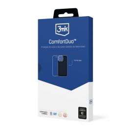 Juodas matinis dėklas ir apsauginis stikliuko rinkinys 3mk ComfortDuo Matt telefonui Xiaomi 14T