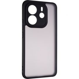 Juodas matinis dėklas Xiaomi Redmi Note 14 4G "Matte"