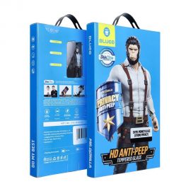 Juodas privatumo apsauginis stikliukas 5D Mr. Monkey Glass (Strong Privacy) telefonui Samsung S926 S24 Plus