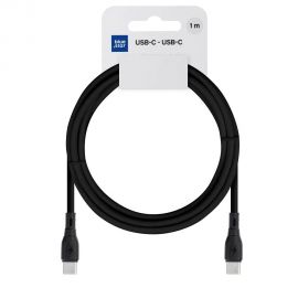 Juodas USB kabelis Blue Star PJ73-13-3 USB-C to USB-C 60W 1.0m