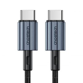 Juodas USB kabelis Choetech XCC-1015 USB-C to USB-C PD60W 2.0m