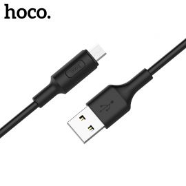 Juodas USB kabelis Hoco X25 microUSB 1.0m