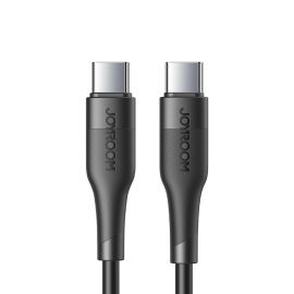 Juodas USB kabelis Joyroom S-1230M3 Type-C to Type-C 60W 1.2m