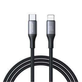 Juodas USB kabelis Joyroom S-A28 USB-C to Lightning 30W 2.0m