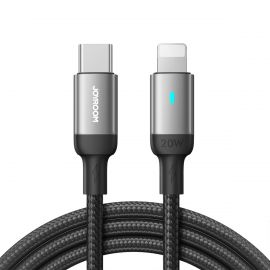 Juodas USB kabelis Joyroom S-CL020A10 Type-C to Lightning 20W 1.2m