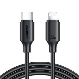 Juodas USB kabelis Joyroom S-CL020A9 Type-C to Lightning 20W 1.0m